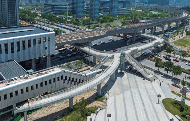 温岭市中心大道西环路天桥项目